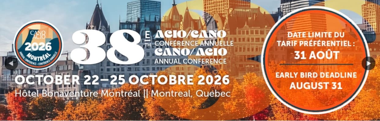 37e congrès annuel CANO/ACIO
